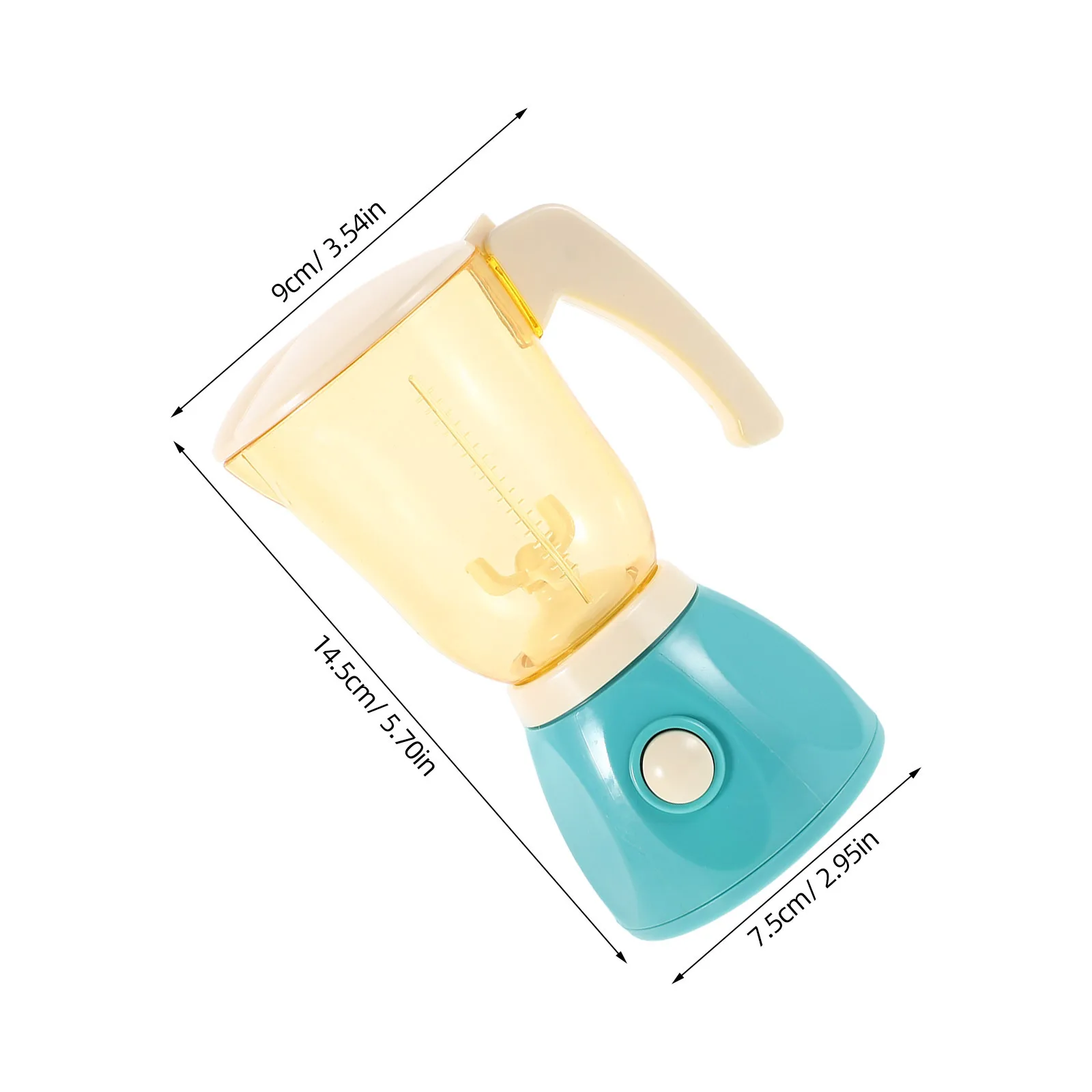Mini Juicer Pretend Play Kitchen Appliance Small Blender Simulation Smoothie Maker Realistic Plastic Mixer for Children Ages 4-8