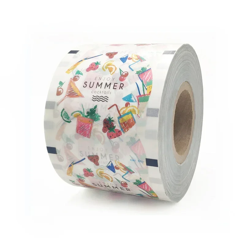 

Milk tea sealing film 90 caliber sealing cup film Customized milk tea shop special disposable 95 milk tea cup sealing paper