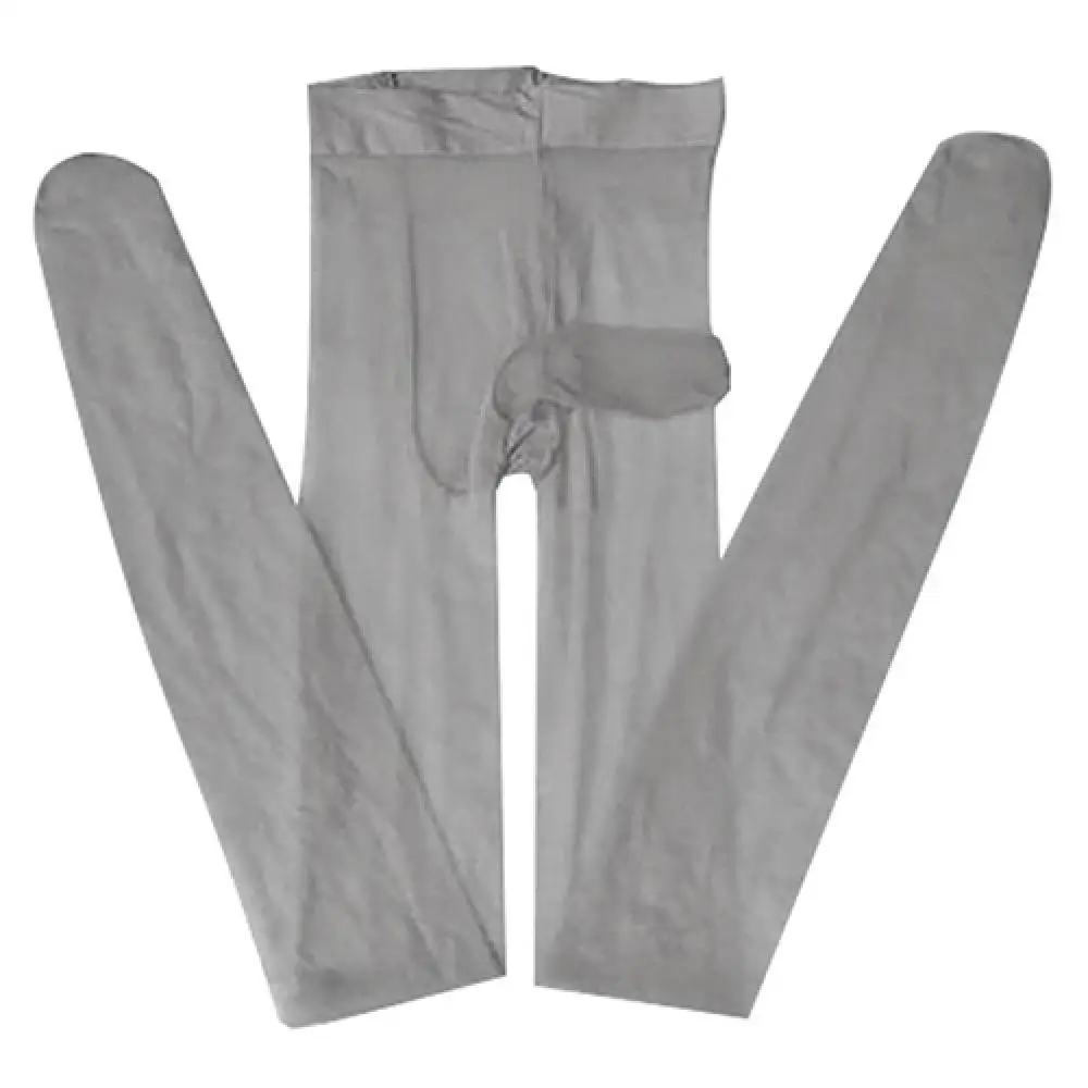 Pantimedias con manga JJ para hombre, medias de tul transparentes, elásticas, ropa interior deportiva, Sexy, Verano