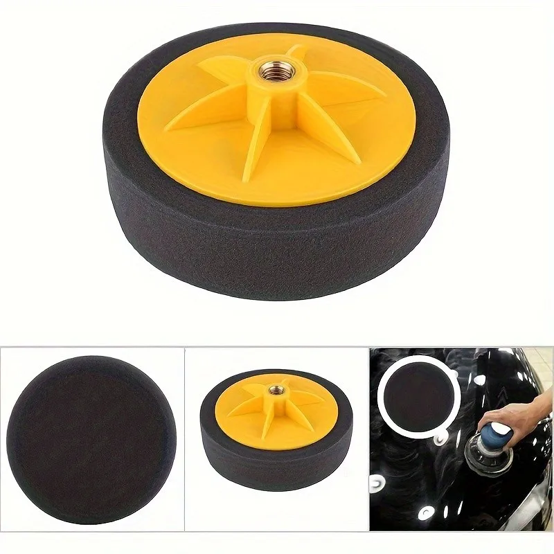 Discos de Polimento de 6 polegadas com Velcro – Conjunto de 3 Densidades para Polidores Rotativos e de Órbita, Cera Automotiva