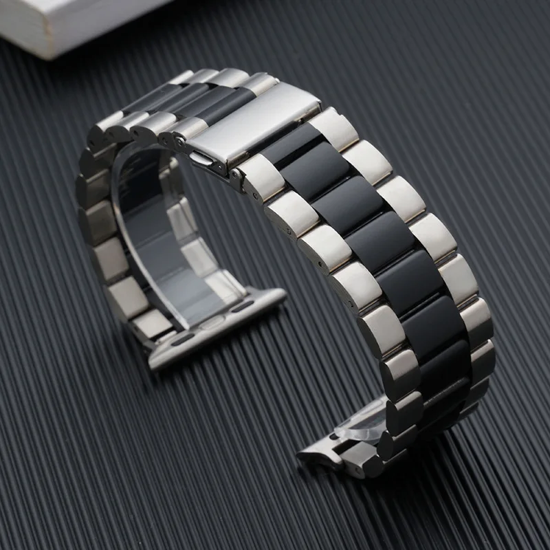 2pcs Stainless Steel Band For Apple Watch Ultra 2 49mm 45-41-40-44mm Metal Milanese Strap iWatch series 10 46-42mm 9 8 7 6 5 SE
