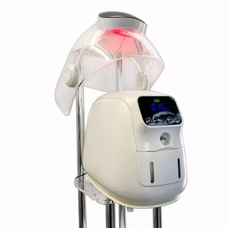 2025 جديد 2 في 1 آلة الأكسجين للوجه قبة الهيدروجين الأكسجين جهاز العناية بالوجه تجديد الجلد آلة الوجه الأكسجين #3