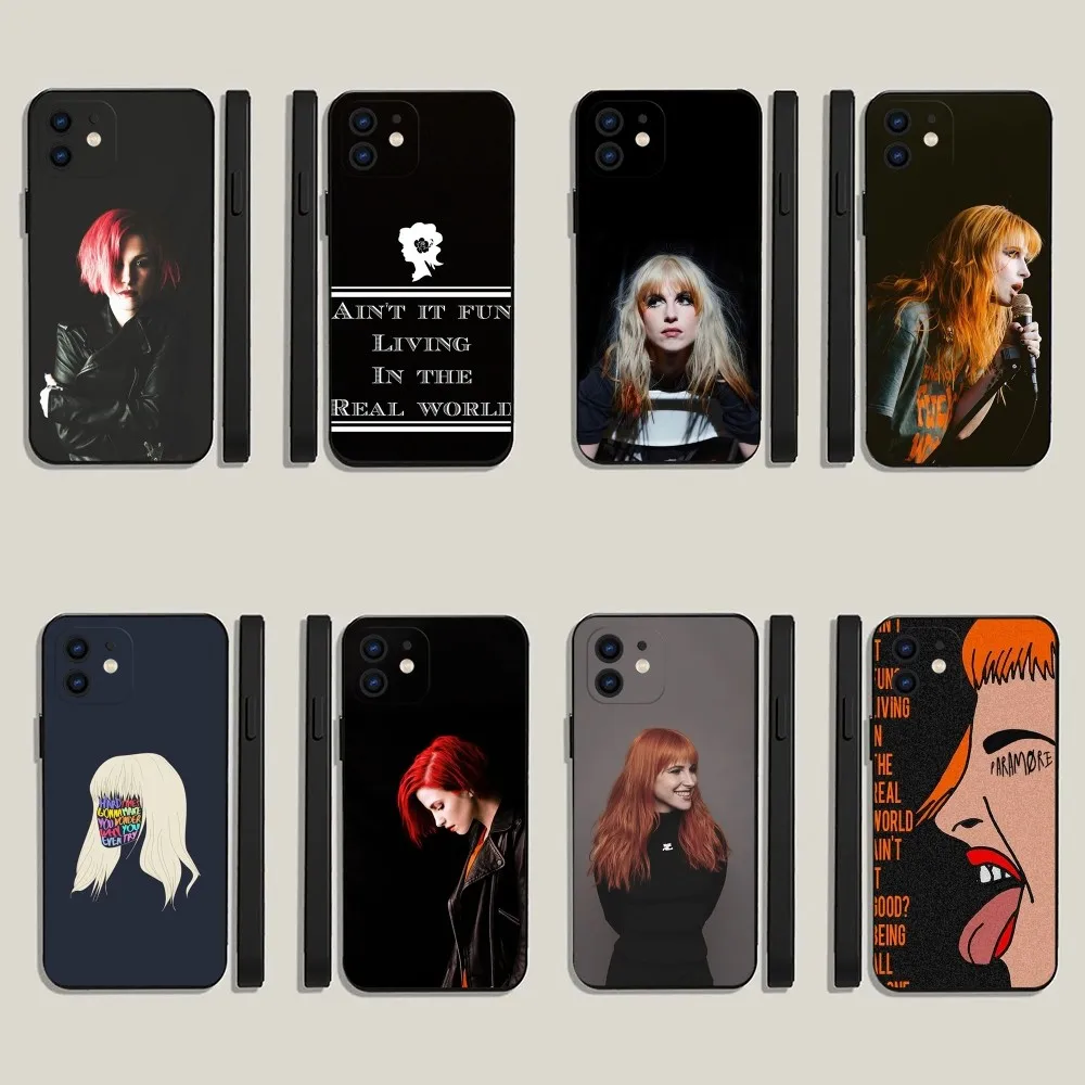 Чехол для телефона H-Hayley Wilson для iPhone 15,14,13,12,11,Plus,Pro Max,XS,X,XR,SE,Mini,8,7 мягкий силиконовый черный чехол