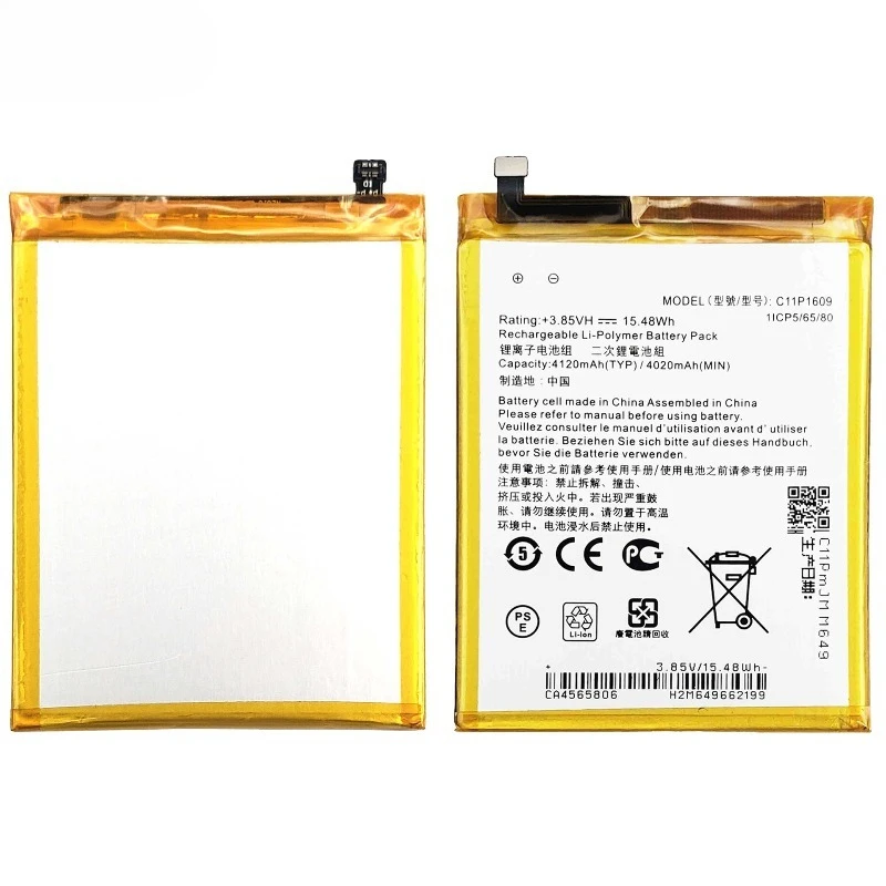 C11P1609 for ASUS ZF3 Max 5.5/ZC553KL/X00DDA/ZC520KL/ZF4 Max 5.2/X00HD Mobile Phone Battery High Quality  Replacement Bateria