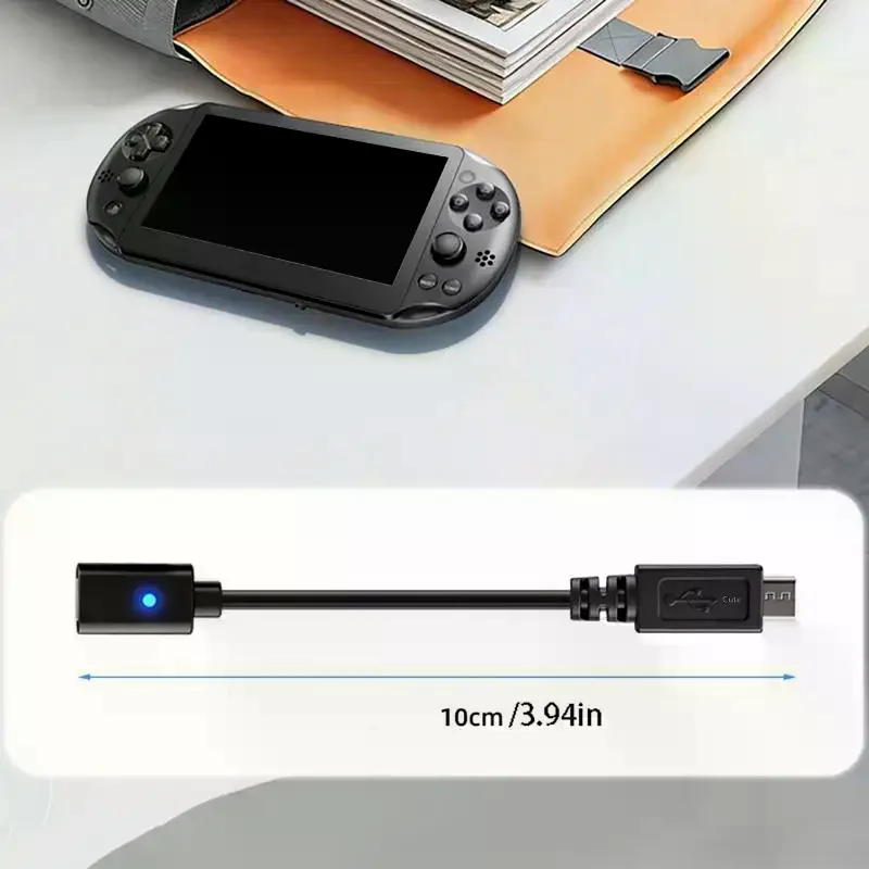 1/3Pcs USB C Cable For P S Vita2000 Controller Charging Adapter Type C LED Convert Cord For Game Console Power Wire