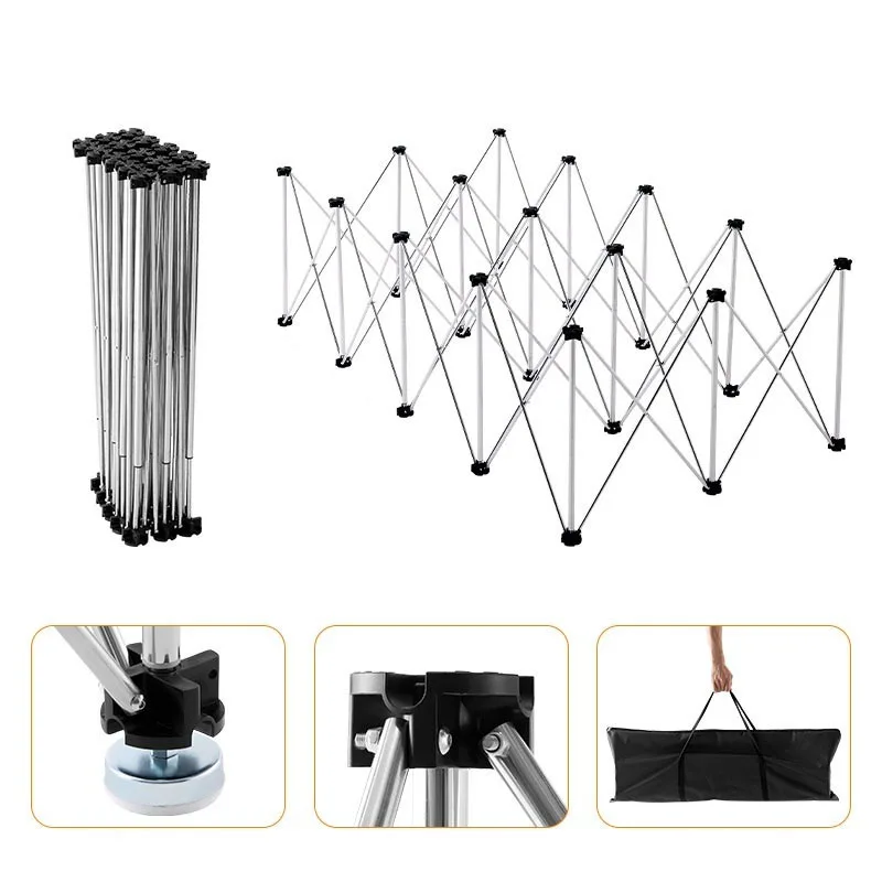 Multifunctional Spider Leg Woodworking Workbench Stainless Steel Folding Tripod Receiving RackTelescopic Operation Platform