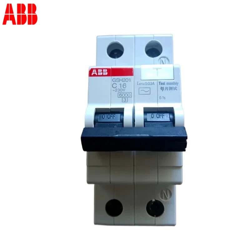 

ABB Защита от утечки GSH200 1P + N 2P 3P 4P Автоматический выключатель утечки серии, тип переменного тока C, резервный переключатель, умный дом
