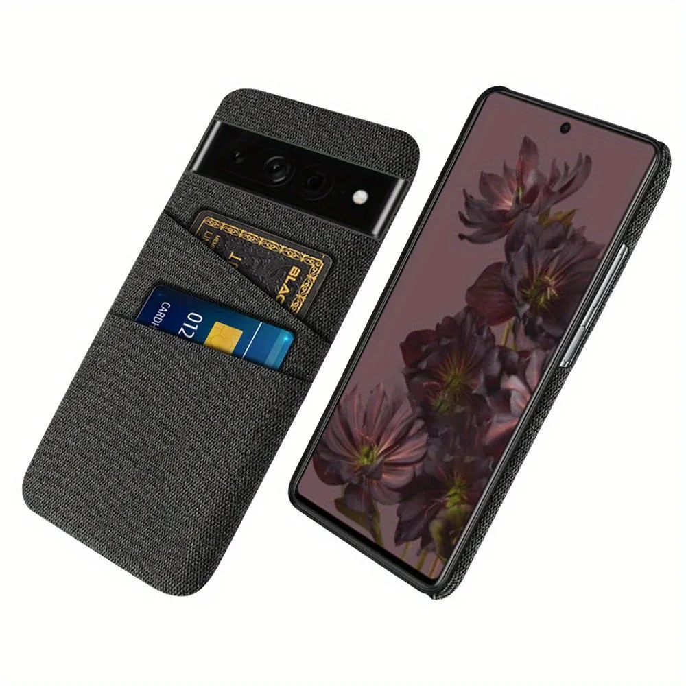 For Google Pixel 7 Pro 6 6pro 7A 6A Case Luxury Fabric Dual Card Phone Cover For Pixel 7 7pro 6A 6 Pro 7A
