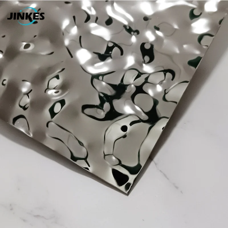 Custom. multi-colored stainless steel sheet water ripple stainless steel sheet color stainless steel plate