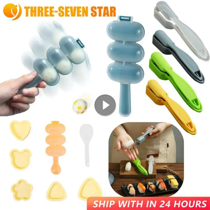 1PC Creativity Rice Ball Molds Sushi Mold Maker DIY Sushi Maker Rice Mold For Children's Rice Production Kitchen Sushi Tools