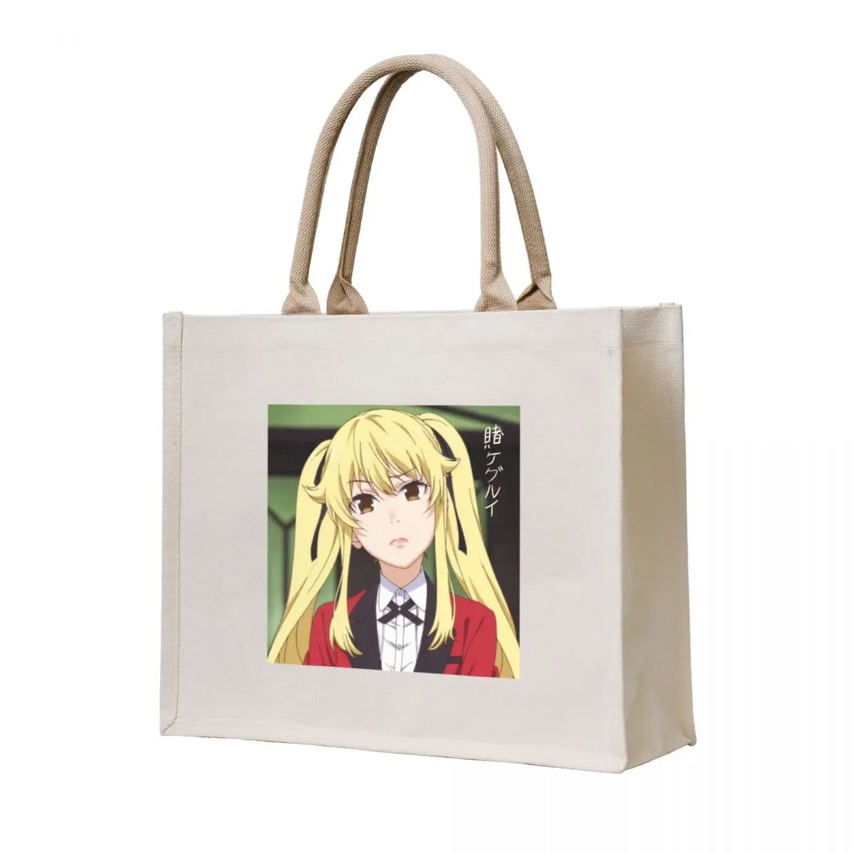 

Anime / Manga Kakegurui Mary Saotome Tote Bag supermarket folding bag bag for beach Cloth reusable shopping bags