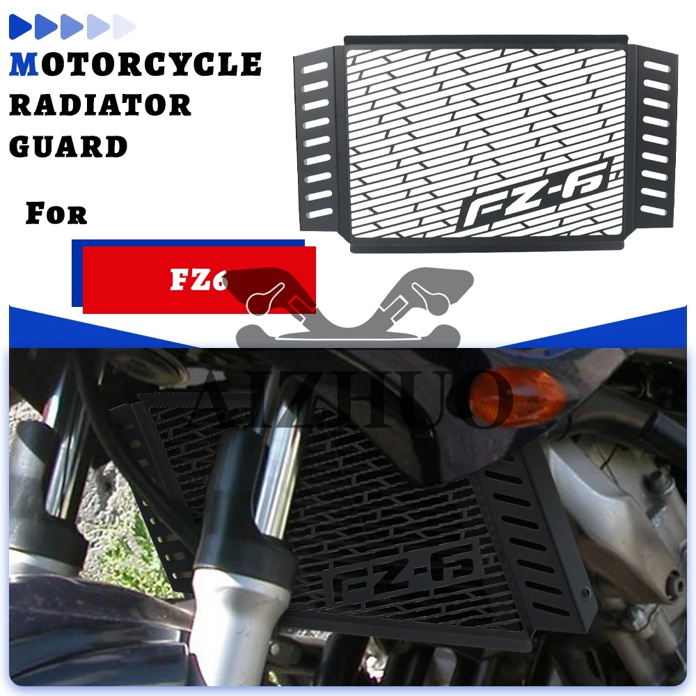 

FOR YAMAHA FZ6 Fazer FZ6 2007-2008-2009-2010 FZ-6 fazer Motorcycle Aluminium Radiator Grille Guard Cover Accessories Para