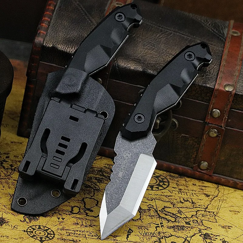 U.S.A DEHONG E-xzd25 DC53 steel Outdoor hunting Knife sharp tactical straight Knife Nordic Hunter specific knife