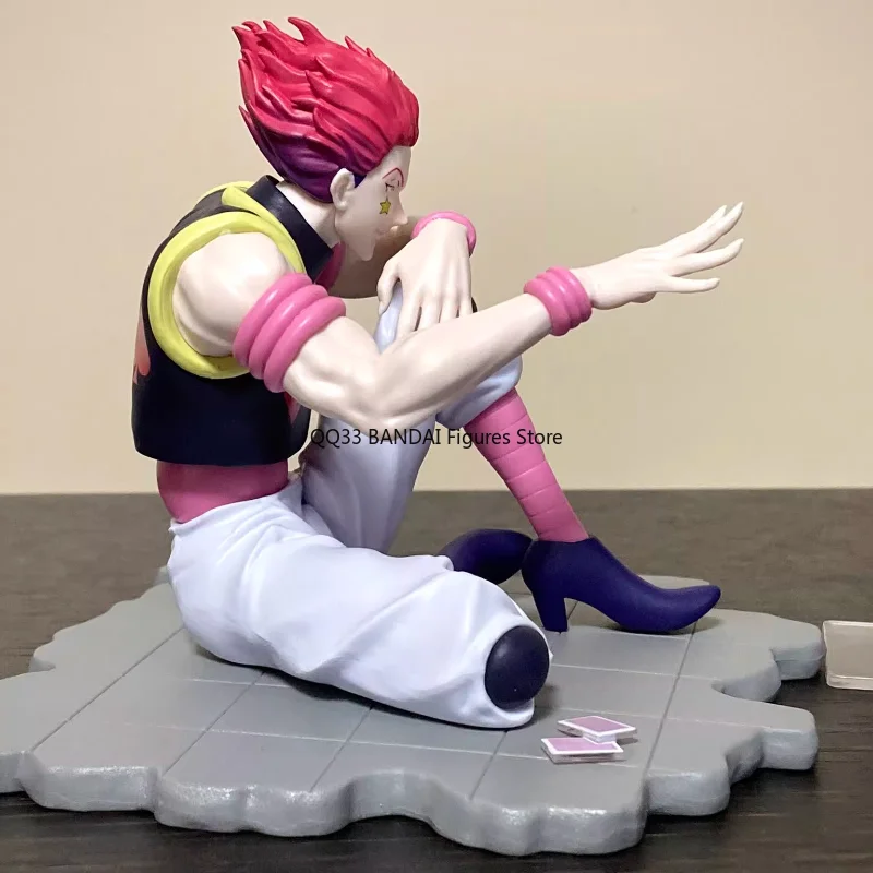 BANDAI Anime HUNTER×HUNTER Unvergessliche Saga Hisoka JOKER Actionfiguren Modell Desktop Dekoration Hobbys Sammlerstücke