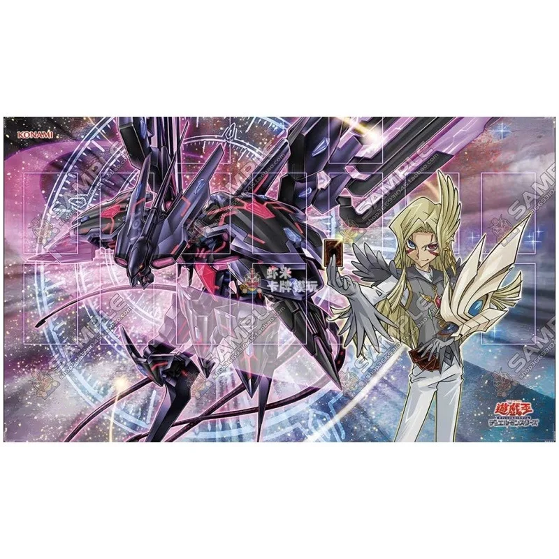 سلسلة عيون المجرة يو غي أوه! 600x350 مللي متر لاعب واحد مبارزة Playmat Mizael Galaxy-Eyes Tachyon التنين المطاط مجلس لوحة ألعاب اللعب