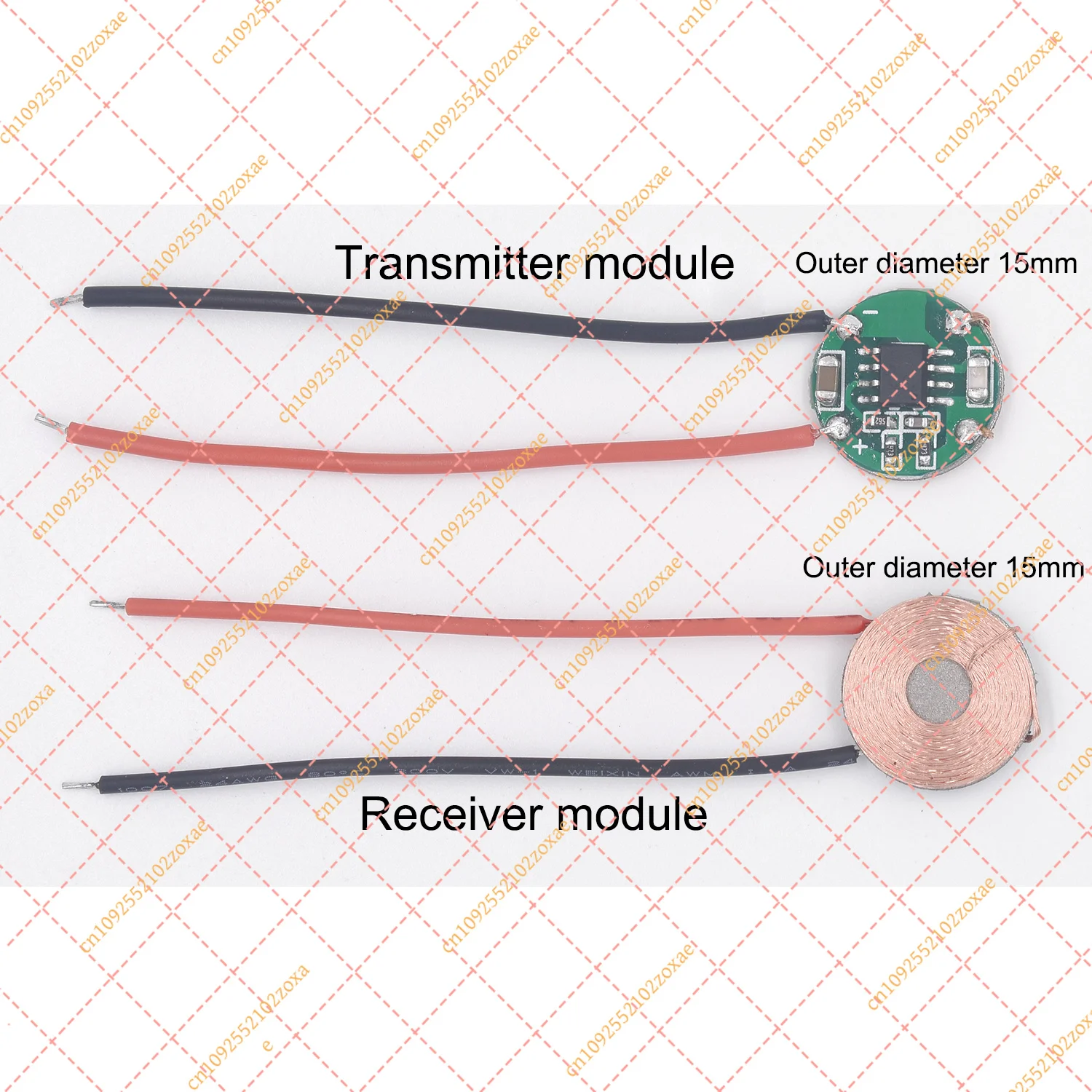 15mm Small Coil Superimposed Wireless Charging Module Wireless Power Supply Module For Solution Circuit