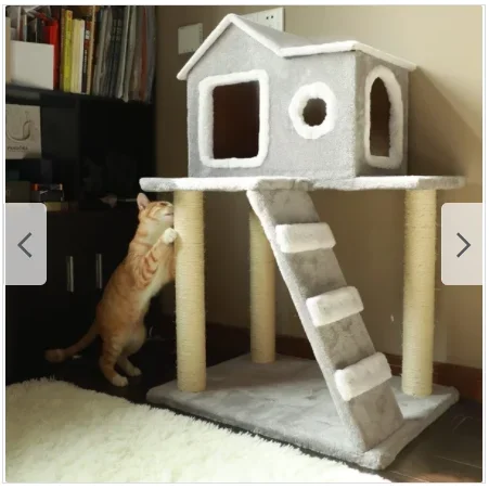 2021 Cat Tree Condo Tower with Ladder and Cat Scratching Posts