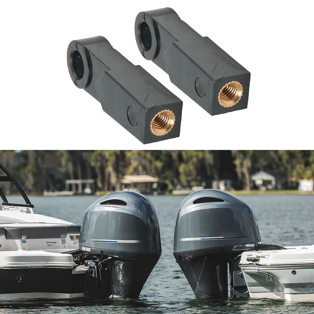 Set of 2 Remote Control Cable End Connectors for Outboard Shift Control Cable OEM 66348344 Compatible with Multiple Models