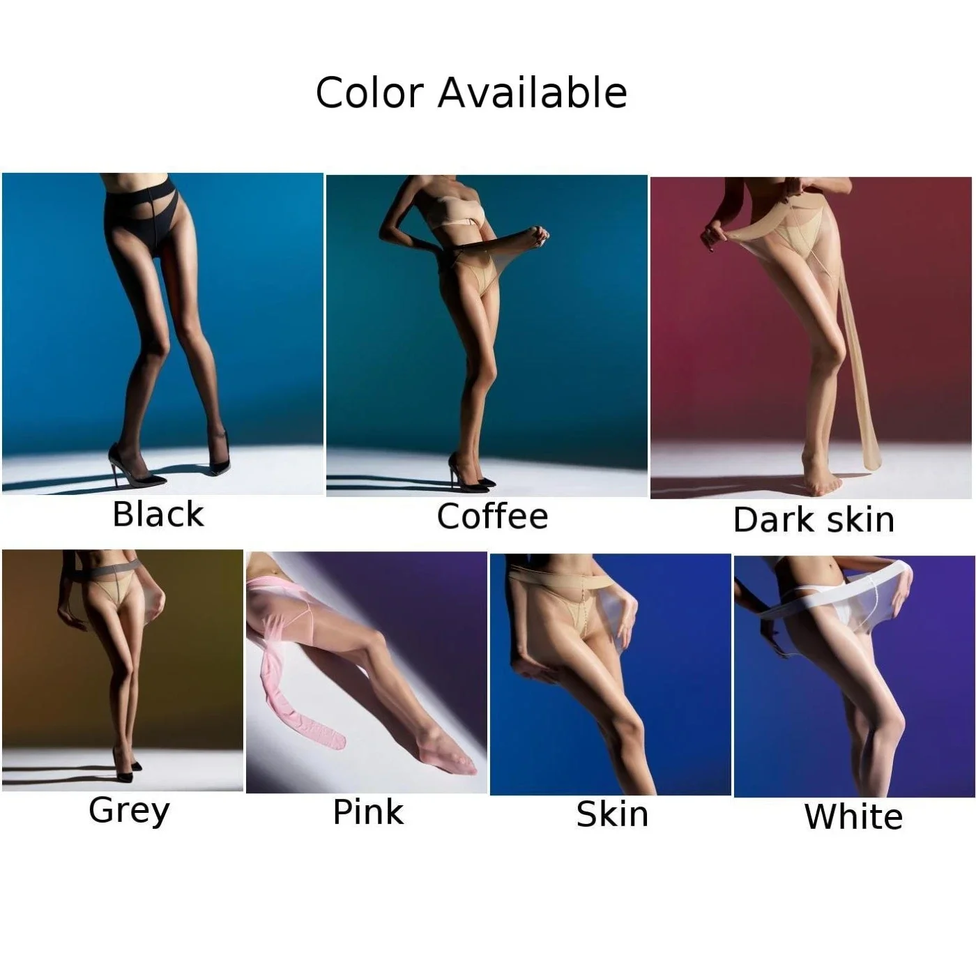 Meia-calça transparente ultra-fina para mulheres, meia sem costura, lingerie pura sexy