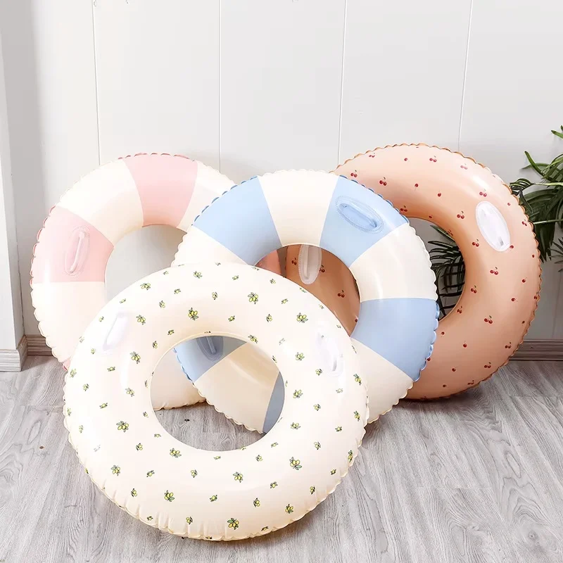 

Hot Sale Thick Ins Style Baby Swimming Ring Inflatable Big Pool Floats Pool Swim Tube Rings