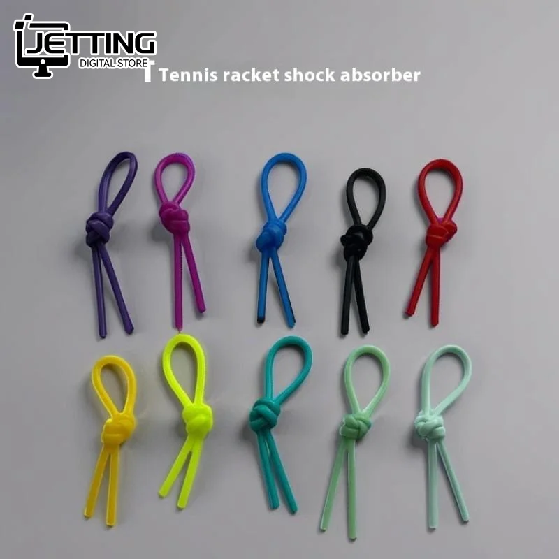 1/8Pcs Tennis Vibration Dampeners Soft Silicone Tennis Racket Anti Vibration Knot Squash Racquet Damper Tennis Accessories view 4