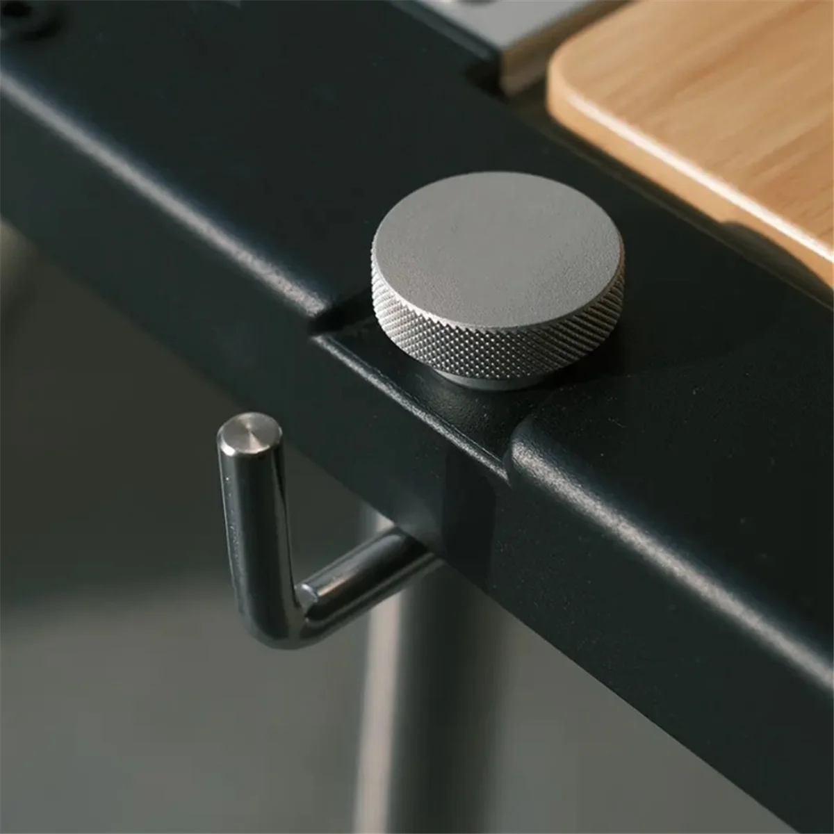 A04I Extension Plate Link Buckles Alloy Rail Joint Sliding Buckles Connecting Hook for Camping Table Accessories Style 1 image 6
