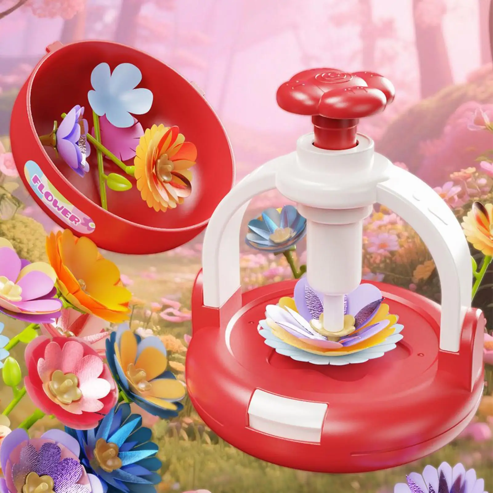 Artesanías florales para niños, Kit de flores hecho a mano, conjunto de decoración Floral de actividades, educativo para niños y niñas, recuerdos de fiesta de cumpleaños