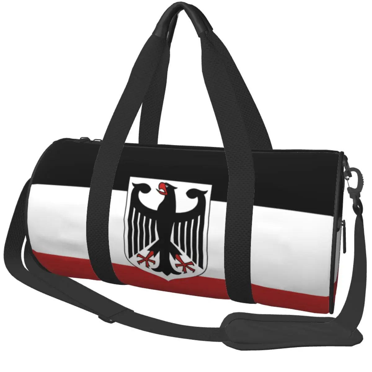 

Germans Kaiser Imperial Flag Gym Bag Travel Training Sports Bags Male Female with Shoes Graphic Fitness Bag Waterproof Handbags