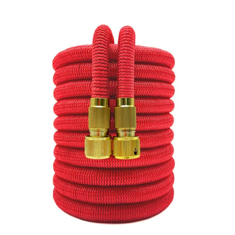 

Expandable Double Metal Connector Garden Water Hose High Pressure Pvc Reel Magic Water Pipes for Garden Farm Irrigation Car Wash