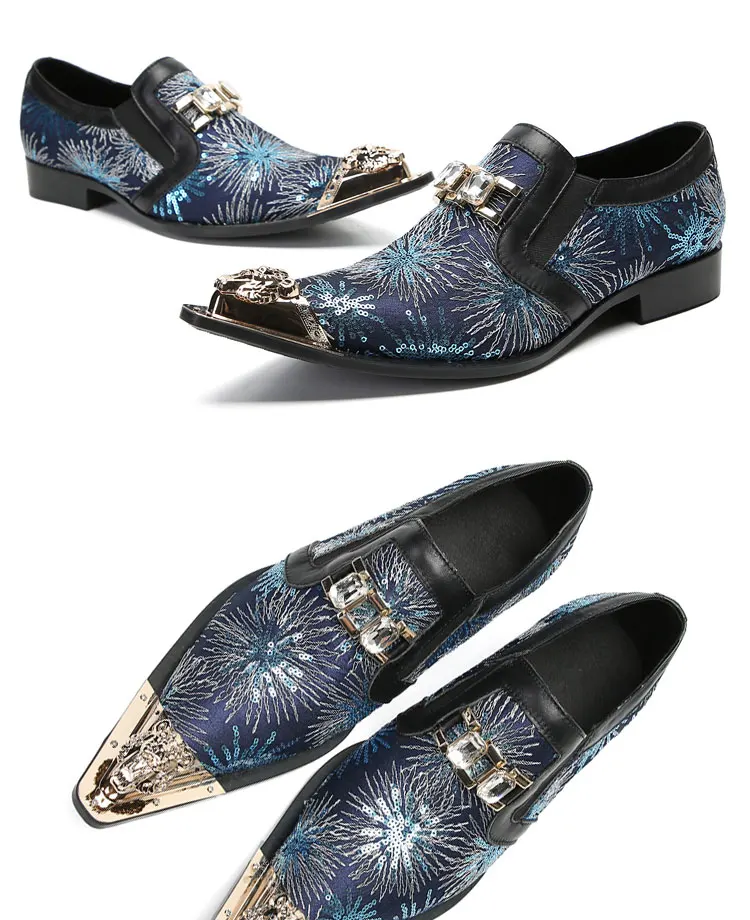 Handgefertigte Herren-Oxfords aus echtem Leder, luxuriöser italienischer Stil, formelle Business-Schuhe, flache Anzugschuhe für Hochzeiten, Bankette und Abendveranstaltungen. – Detail 2