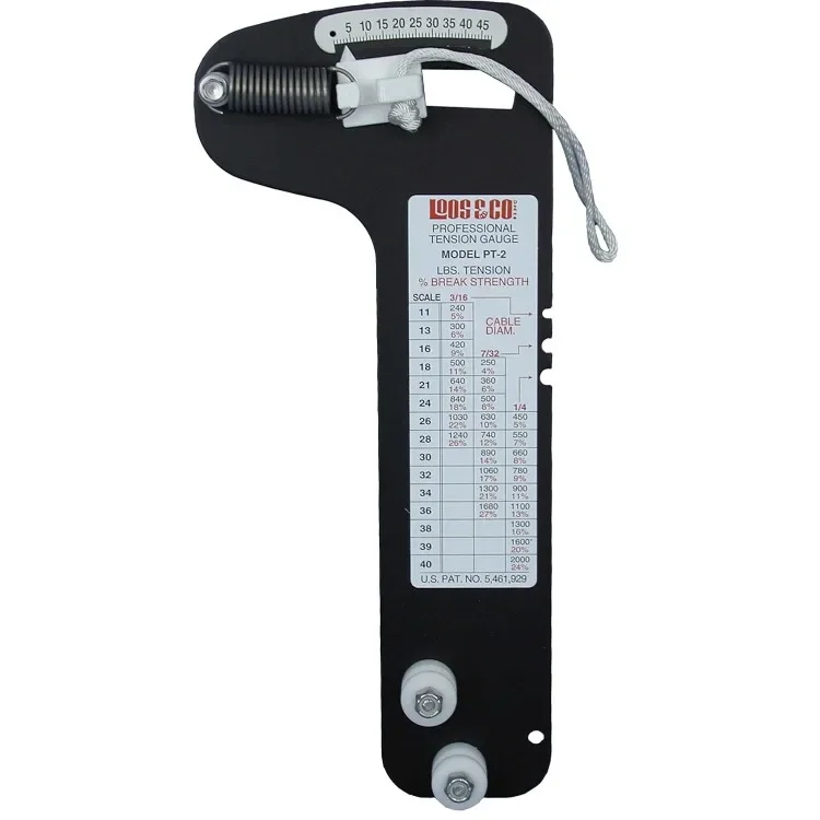 Sailboat Rigging Tension Gauge , PT-3 Professional Hands-Free Force Gauge for Tensioning and Tuning of Shrouds, Cable Rigs