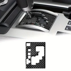 1pc Carbon Fiber Center Control Gear Shift Panel Trim Cover Interior Accessories For Toyota For 4Runner For SUV 2010-2023