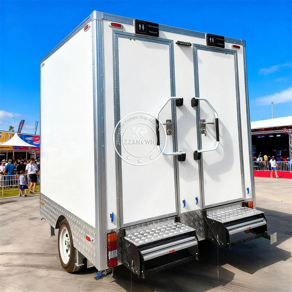 

Mobile Toilet Trailer Luxury Restroom Portable WC Mobile Bathroom Trailer Restroom Trailer with Sink