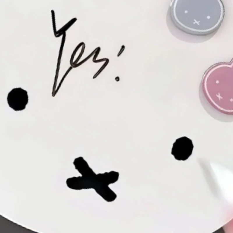 Cartoon Kawaii Message Board Refrigerator Magnet Erasable Handwriting Pad Strong Adsorption Decoration Good Use Good Looks Miffy