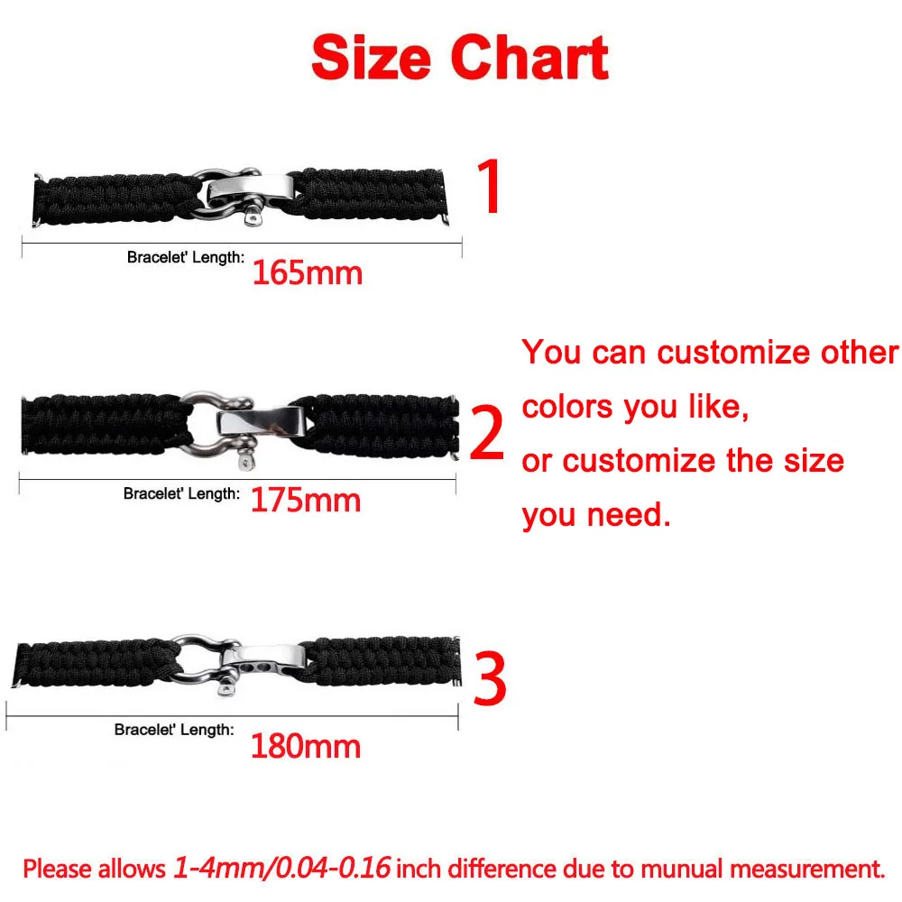 20mm 22mm Braided Strap For Samsung Galaxy Watch 3/4/5 41/45mm 40/44mm 42/46mm Band For Huawei GT3 GT 2e GT2 Nylon Rope Bracelet