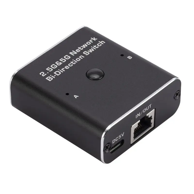 

A23F-1 Drag 2 RJ45 Gigabit Ethernet Switch Splitter, сетевой кабель, USB C, сетевой коммутатор для ноутбука, ТВ-приставки, роутера, 2 входа, 1 выход