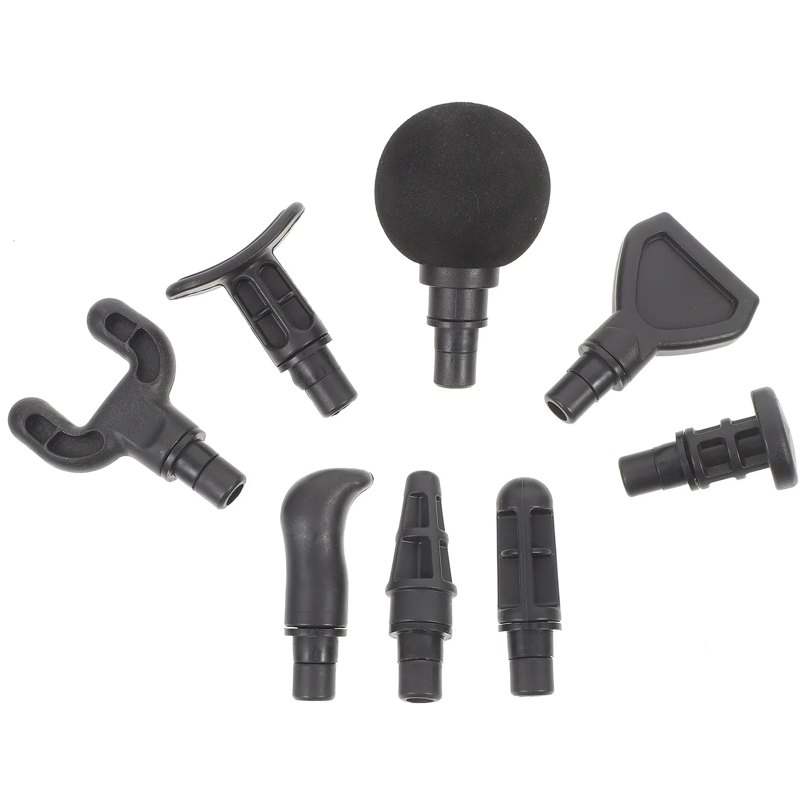 1Set Fitness Massager Head Massage Head Adapter Fascia Massage Tool Muscle Soreness Relief Deep Tissue Percussion Balls