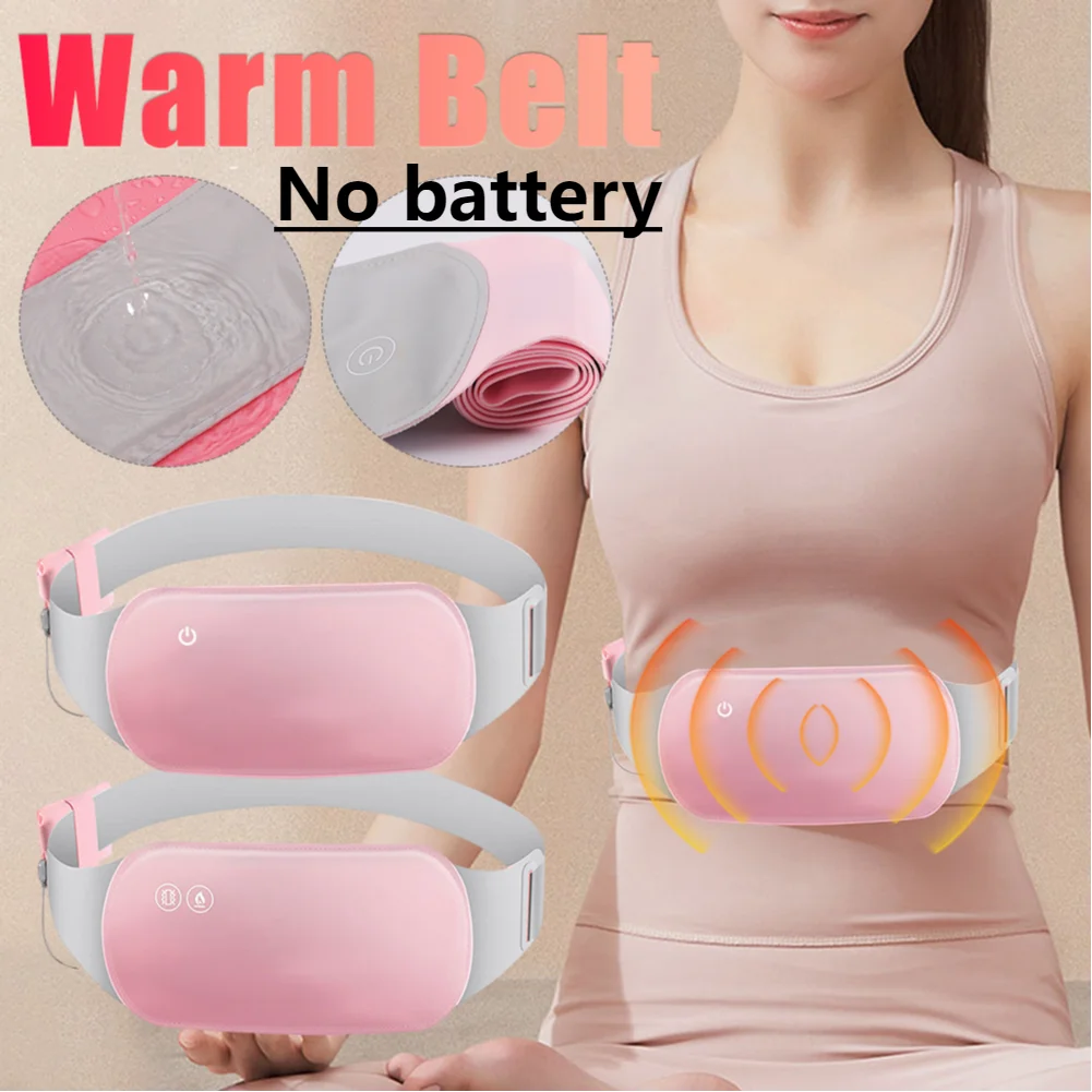 Abdominal Massage Belt Menstrual Uterine Warmth Belt Women Relief Pain USB Electric Heating Pad Thermal Abdominal Lumbar Massage