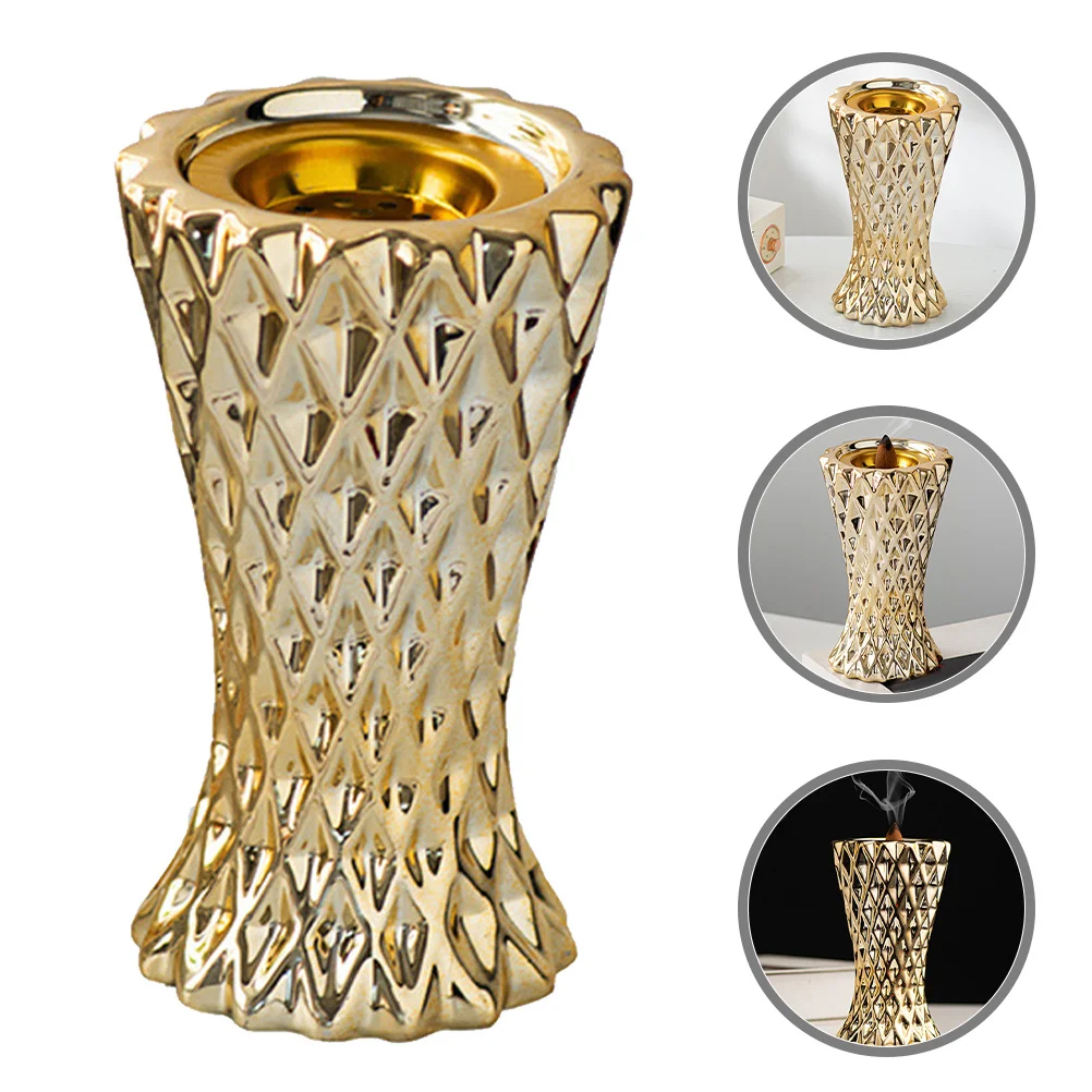 

Ceramic Incense Burner Retro Vintage Style Aroma Holder for Home Office Relaxation Incense Stick Holder