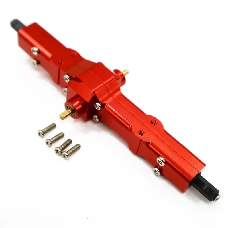 Metalowe przednie / tylne mosty z przekładnią do samochodów RC WPL C14 C24 B14 B24 B16 B36 1/16, części do samochodów RC typu truck i rock crawler.