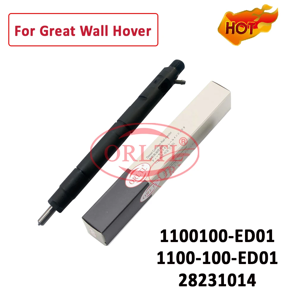 4 Pieces 28231014 Common Rail 1100100-ED01 New Diesel Injector Nozzle ED01 For Delphi Great Wall Hover H5 H6 GW4D20 2.0T Engine