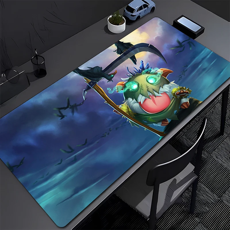 Alas Mouse League Of Legends Alas Mouse Permainan Laptop Terror Fiddlesticks Alas Keyboard Gamer Aksesori Gaming PC Alas Mouse Desktop