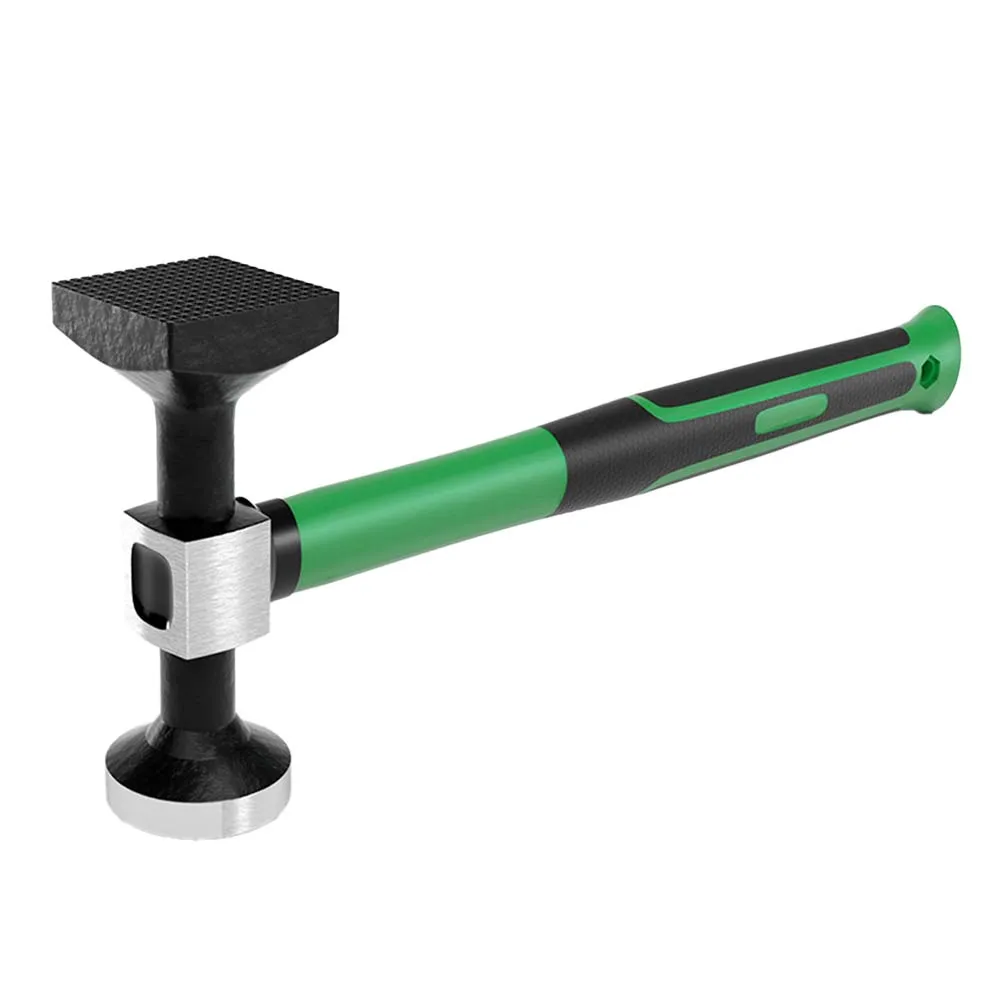 315mm Sheet Metal Hammer For Auto Body Metal Shaping Car Repair Planishing Tool With Flat Square Pointed Heads Fiberglass Handle