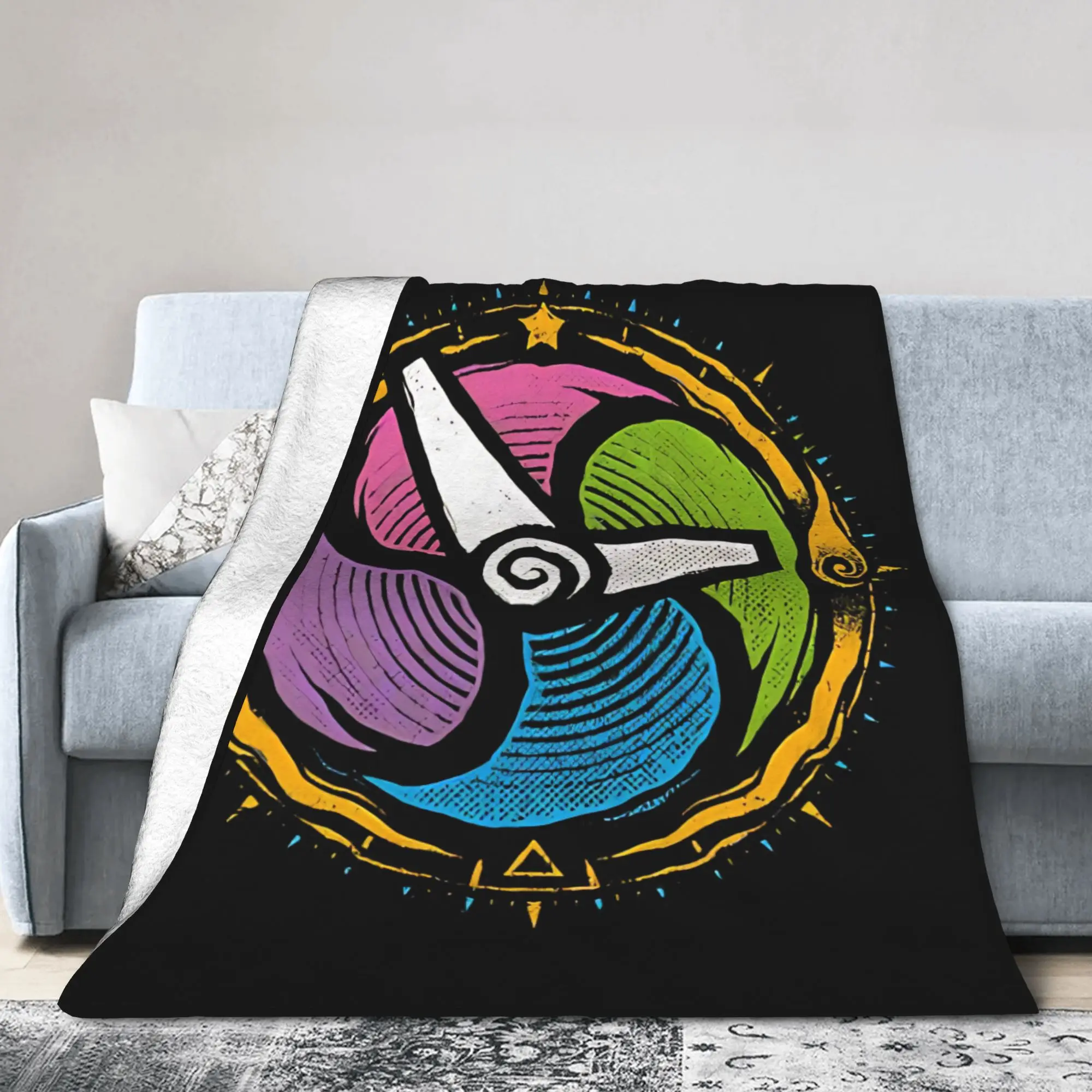 Yokai Watch Game Fleece Blankets  Awesome Throw Blanket for Bed Sofa Couch 125*100cm Bedspreads