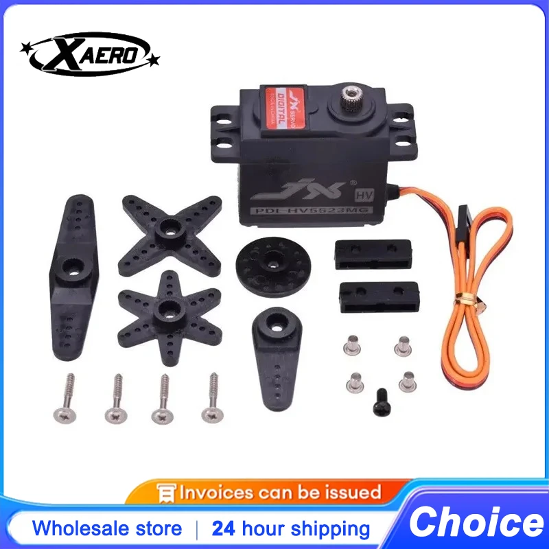 

JX PDI-HV5523 HV Digital Servo High Torque Metal Gear 25KG Waterproof for RC Plane Car Crawler Truck (6.0-8.4V)