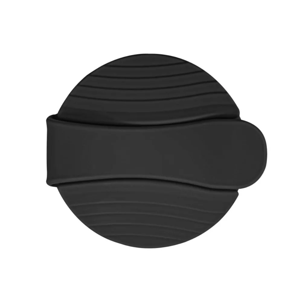 2Pcs New Black Salad Dressing Cruet Lids Silicone Durable Bottle Cap Replacement 5.8cm Diameter Mouth Replacement Lids Home Use