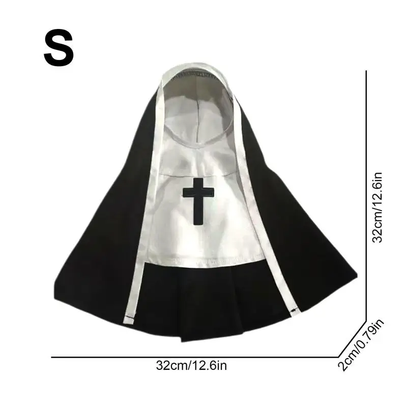 Role Play Dog Costumes Halloween Dog Costume Funny Cosplay Nun Costume Sister Habit Pet Cloth Cute Dress Up Pet Costume For