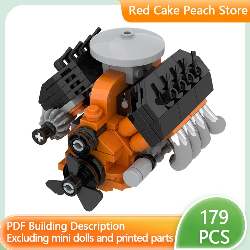 

Модель скоростного гоночного автомобиля MOC, строительные кирпичи, двигатель внутреннего сгорания, модульная технология, детский праздничный подарок, сборный игрушечный костюм