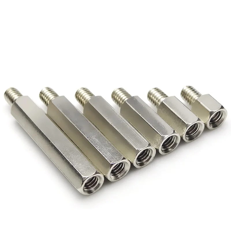 

Column Pillars Spacers Bolt M3 M4 Nickel Plated Standoff PCB Support Male Female Hex Board Spacing Screw