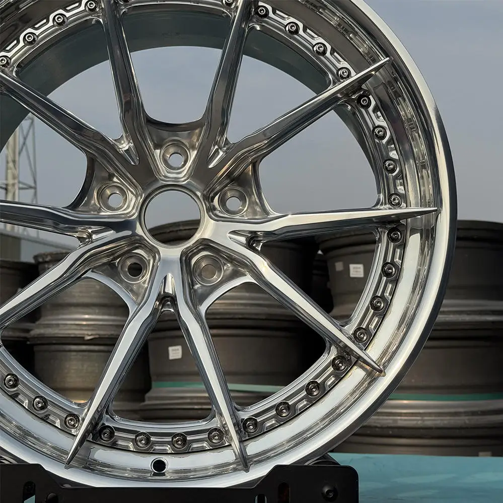 Factory 19 20 21 22 23 24 Inch Forged Passenger Car Wheels Custom 5x130 6061-T6 Alloy Car Wheels for Porsche Cayman